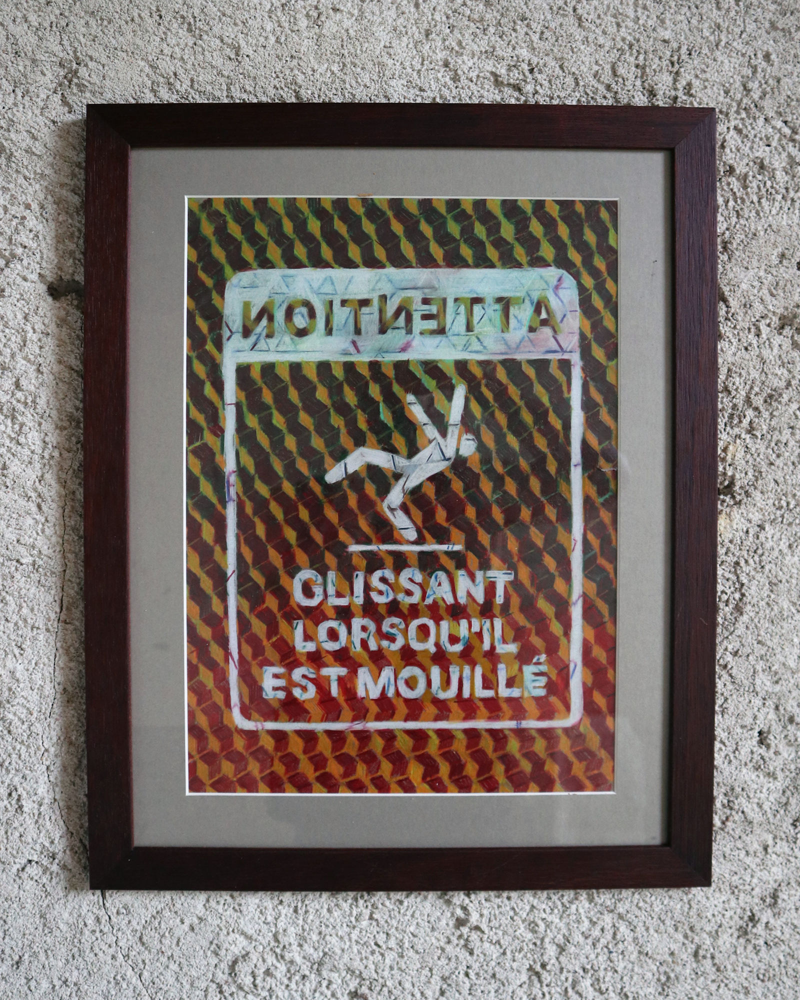 Will Maddrell, Attention: Glissant Lorsqu'il est Mouillé (Caution: Wet Floor), 2024