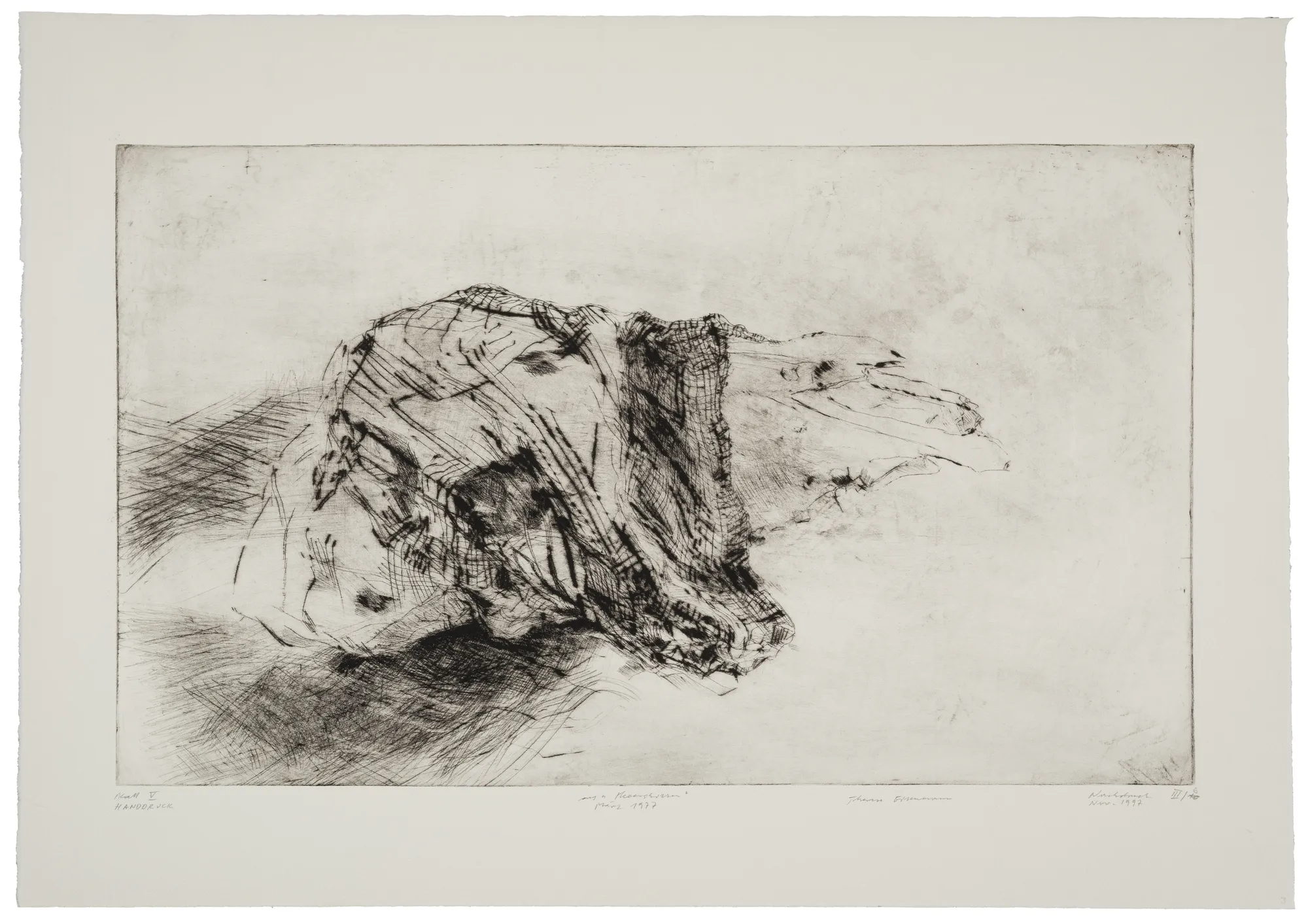 Therese Eisenmann, Hexenskizzen Blatt V, III/6, März 1977