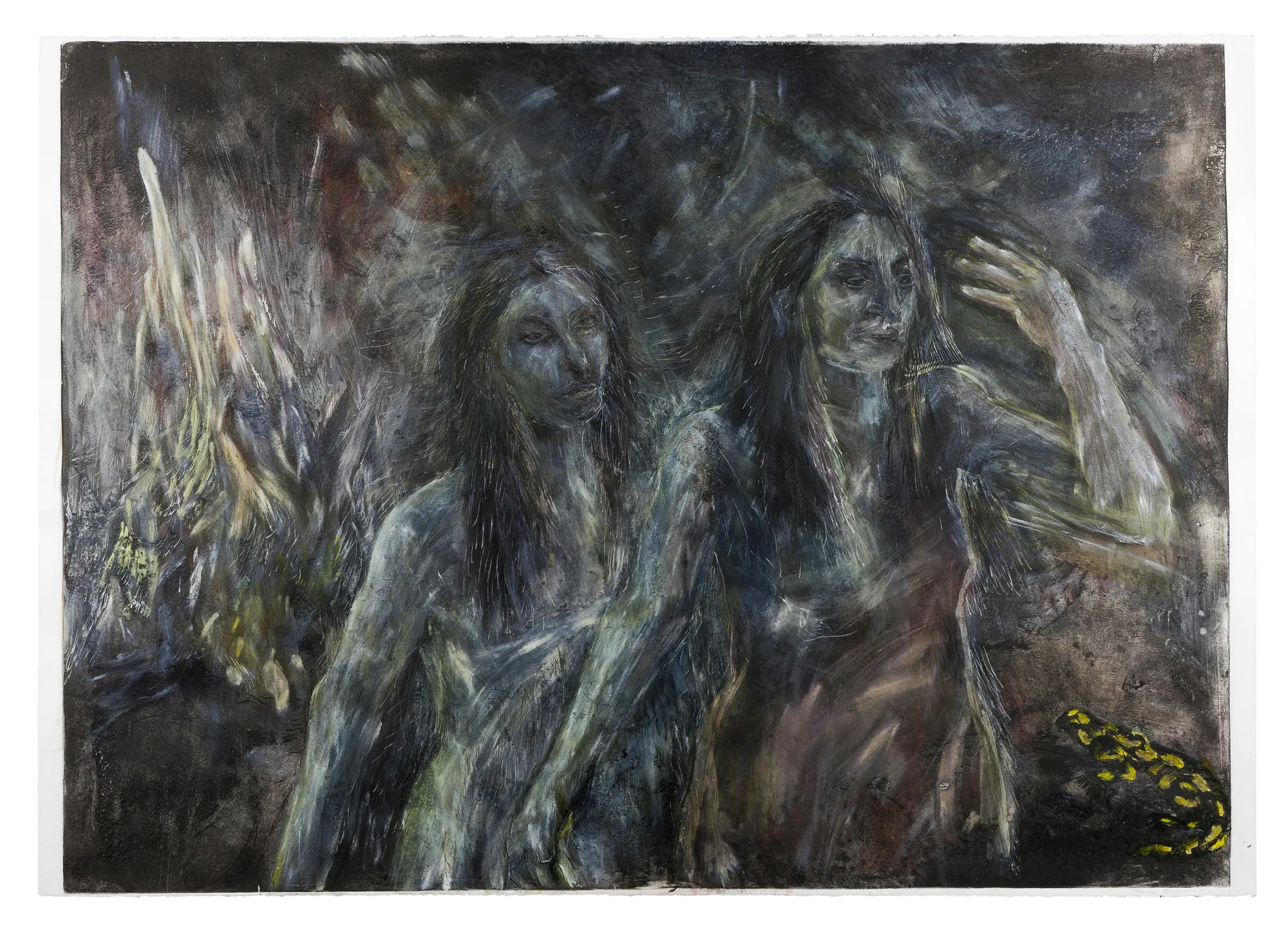 Therese Eisenmann, 2 Frauen / Feuersalamander, 2019