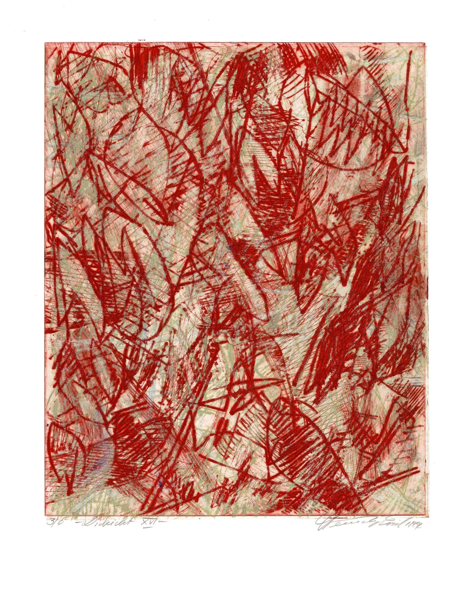 Erich Steininger, "Dickicht XVI", 1991