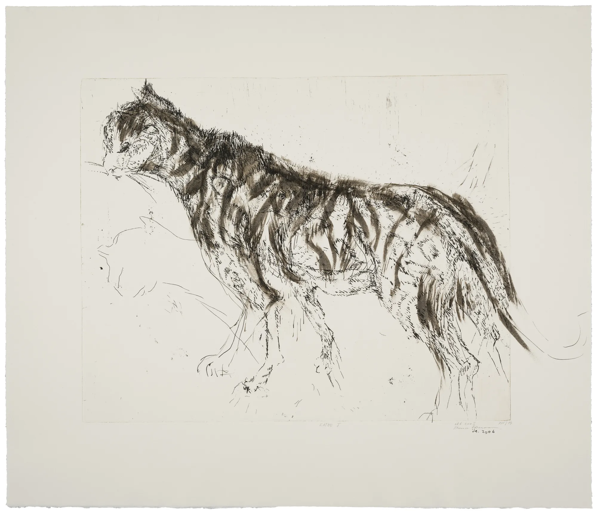 Therese Eisenmann, Katze, 2006