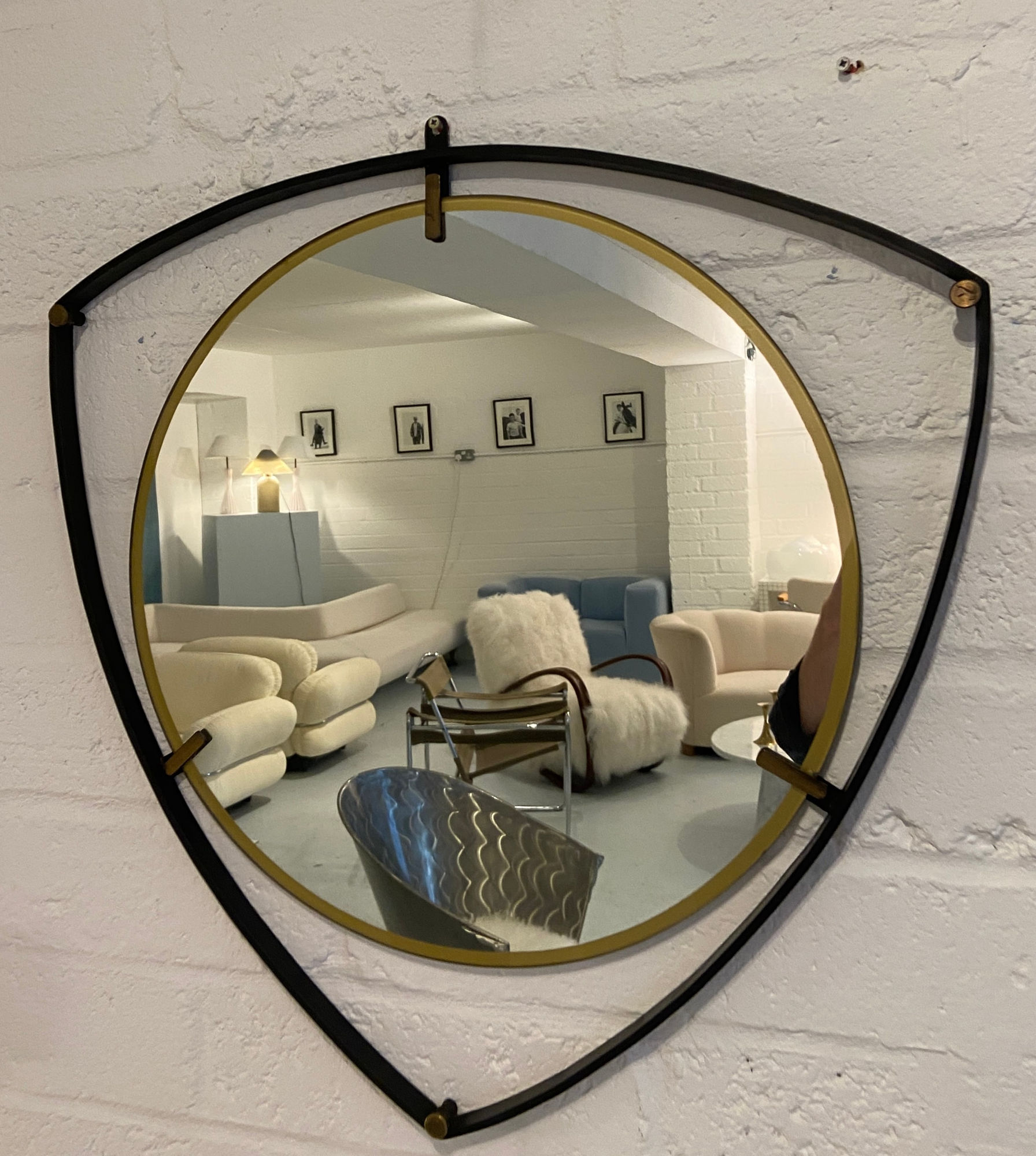 Mirror, Italian Shield Wall Mirror