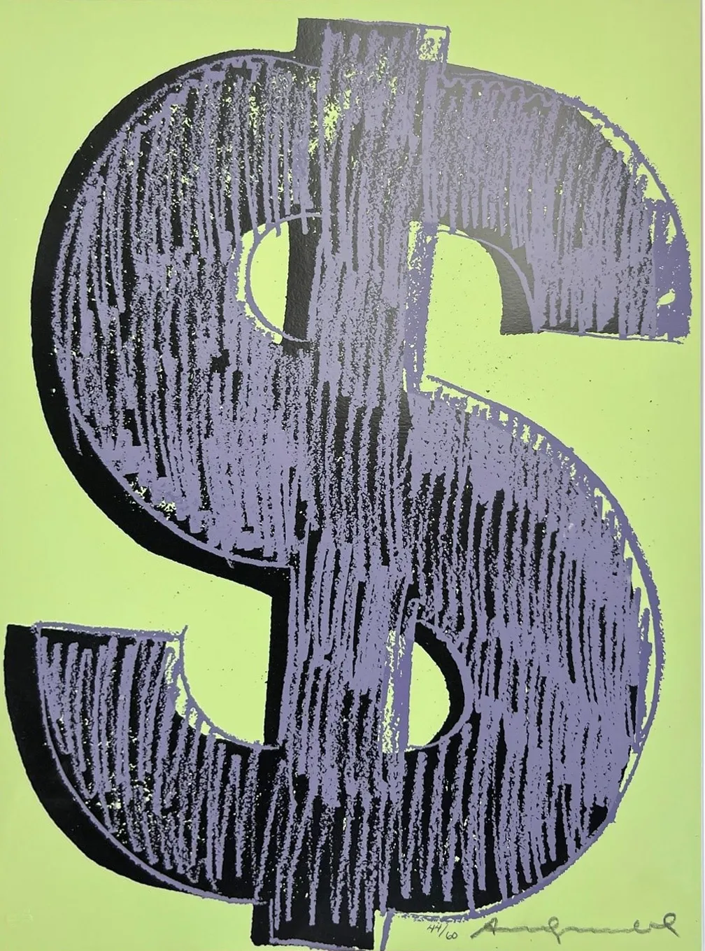 Andy Warhol, Dollar Sign, 1982