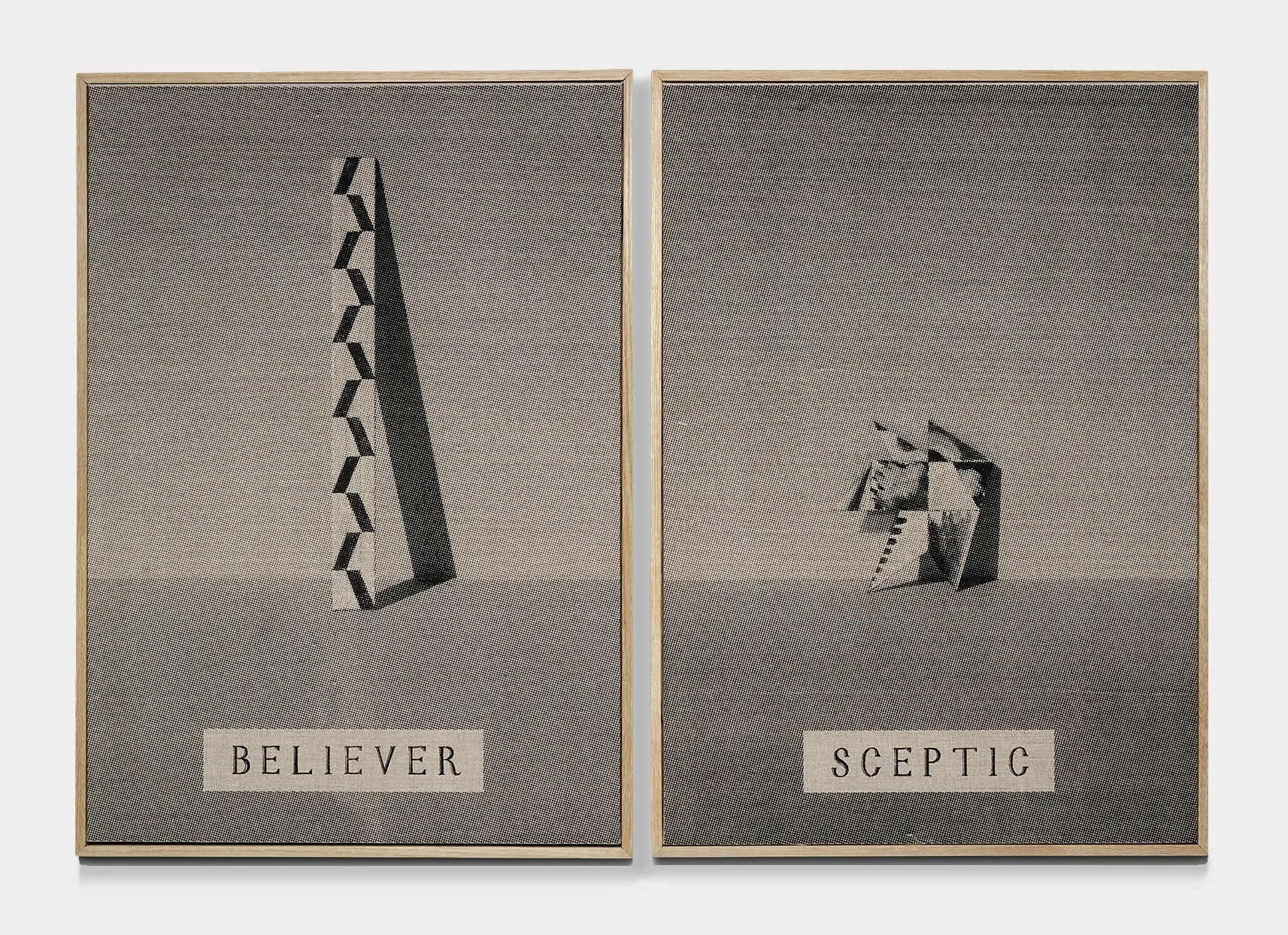 David Osbaldeston, The Incommensurables (Believer / Sceptic), 2022