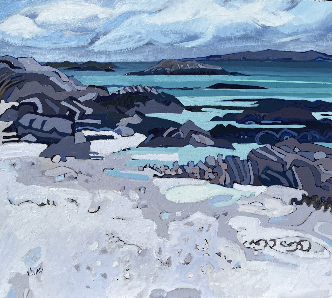 Jennifer Irvine RSW, Isle of Tiree, Caolas Beach