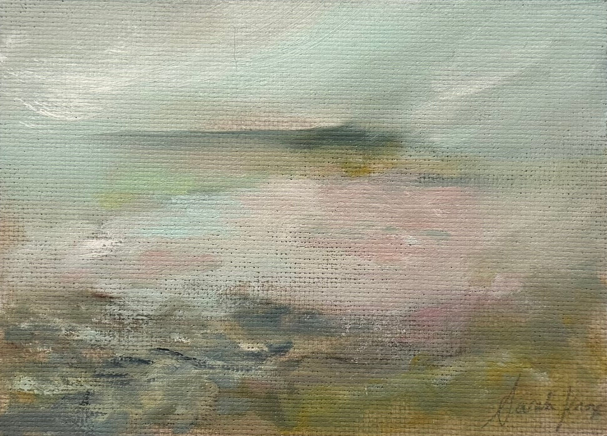 Sarah Knox, Salt Pink Sea, Northumberland