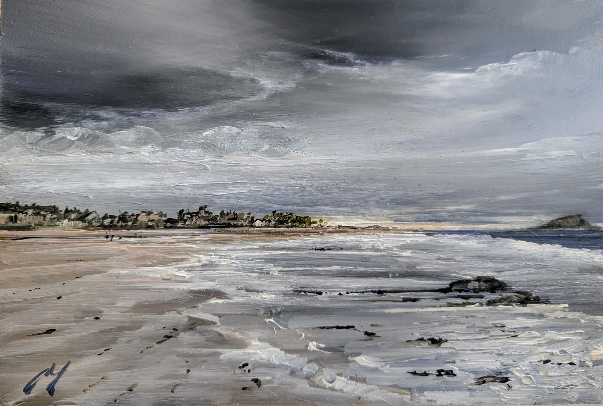 Allison Young, Stormy Sea North Berwick