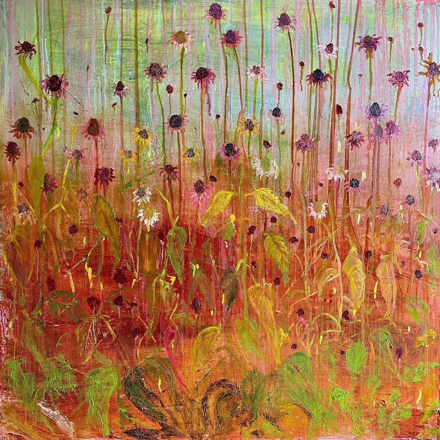 Jane Wheeler, My Autumn Garden Comes to Me