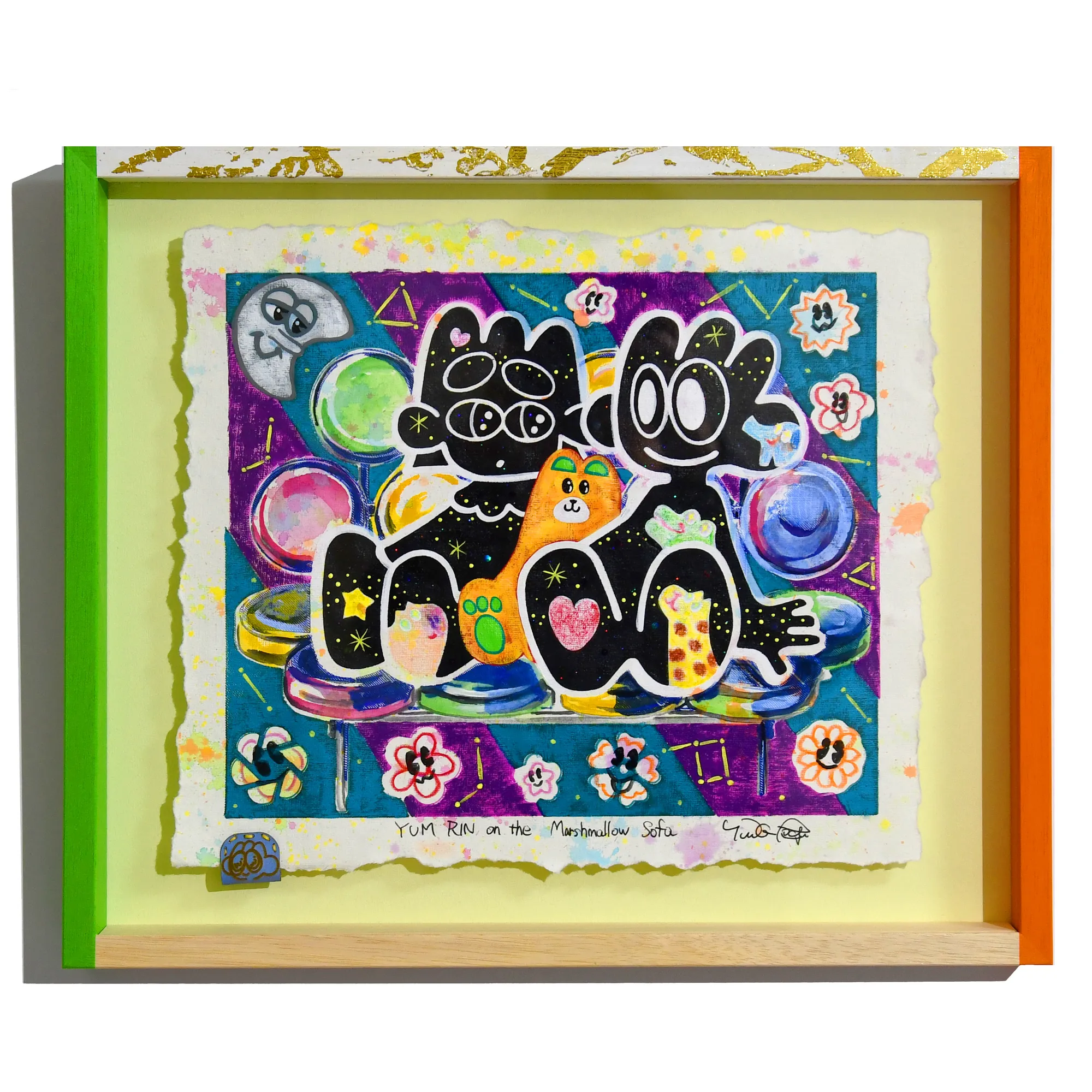 Yusuke Toda, YUM RIN on the Marshmallow Sofa, 2025