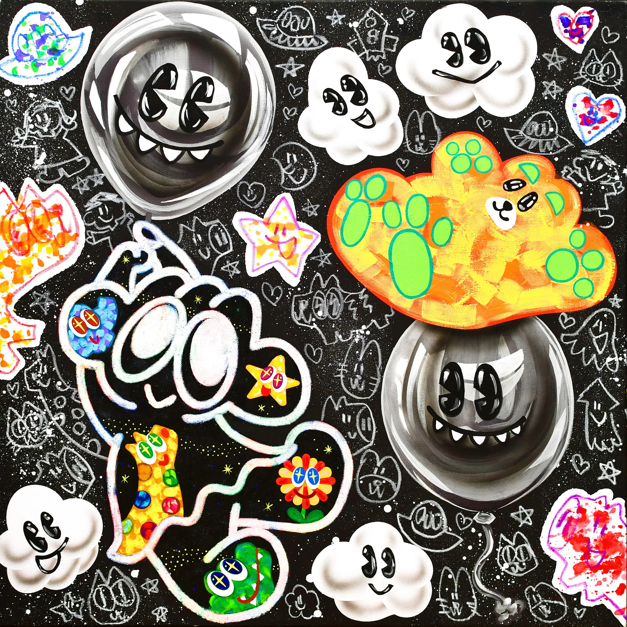 Yusuke Toda, YUM POM with Adorable Balloons, 2025