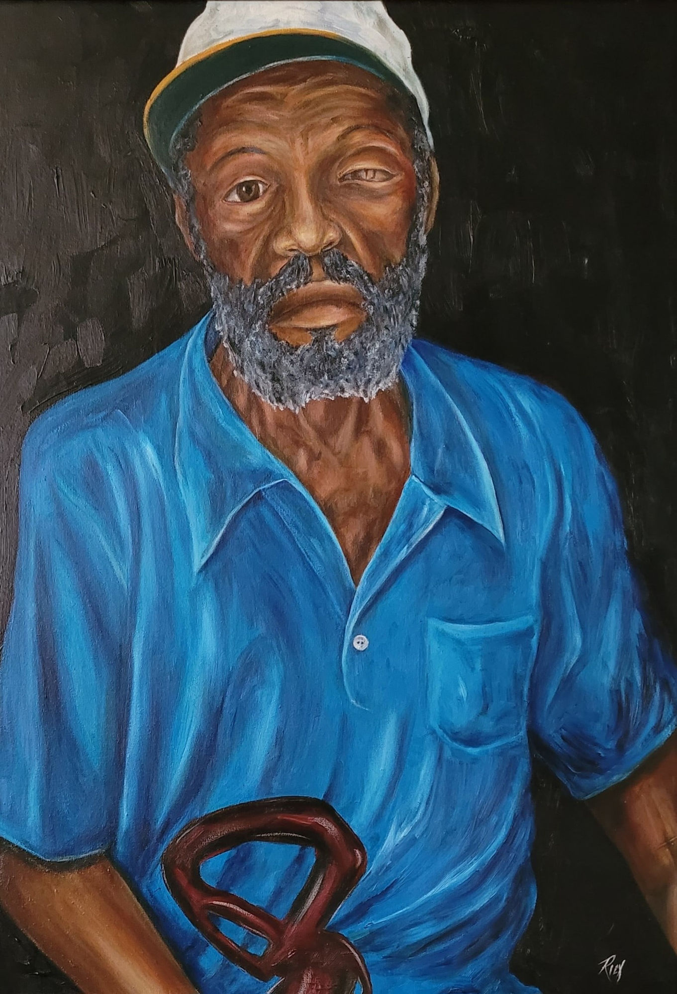 Robert Rich, Old Man with a Cane (His Story Series)