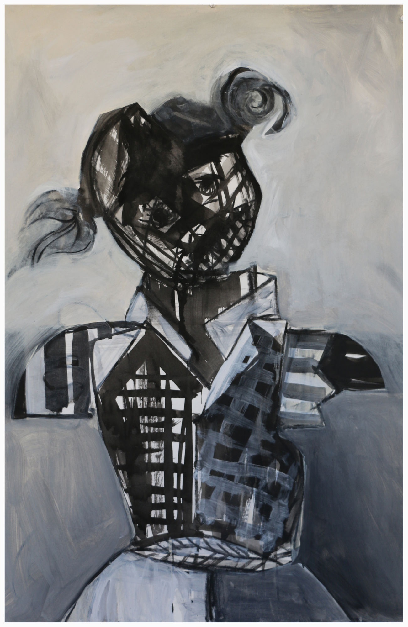 Joseph Norman, Four Little Girls, No. 3 (Old Jim Crow's Scarecrows Series)