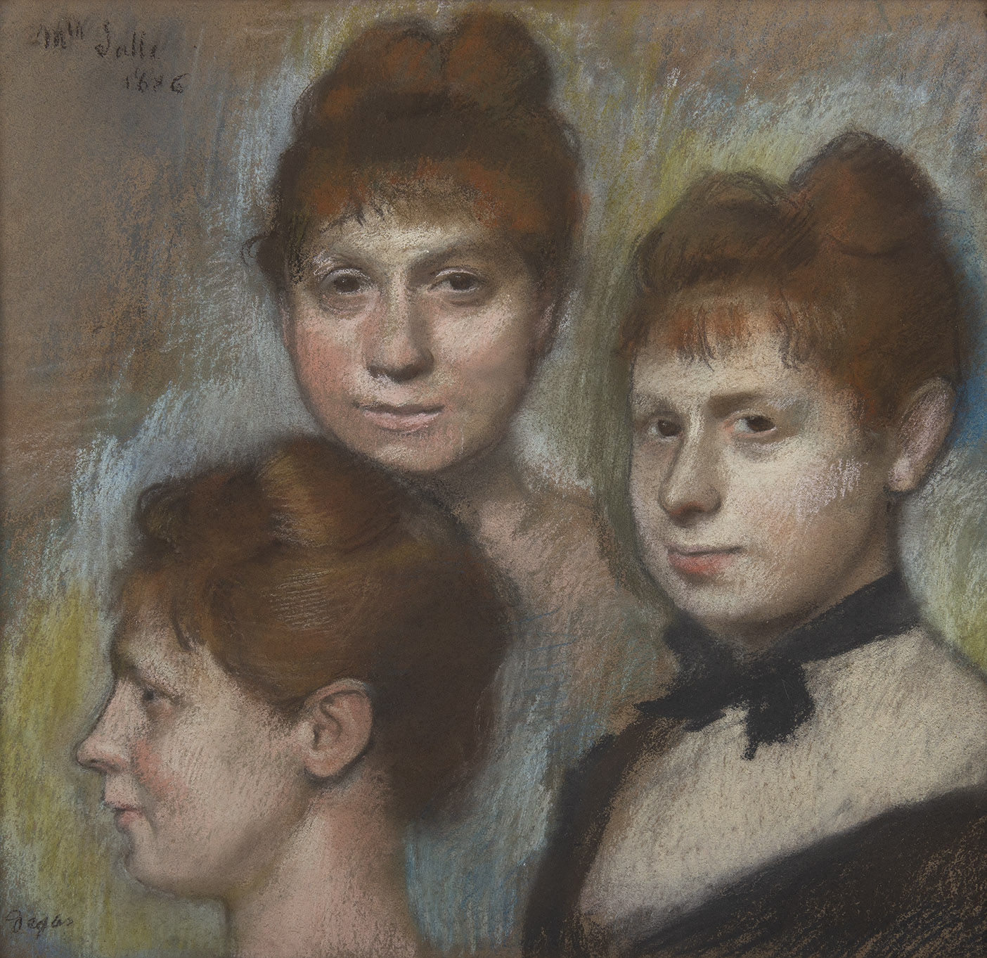 EDGAR DEGAS, Mademoiselle Salle, 1886