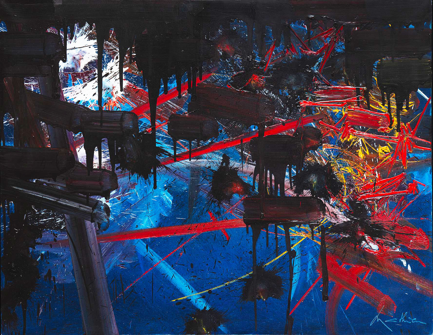 GEORGES MATHIEU, Parfum Triste, 1988