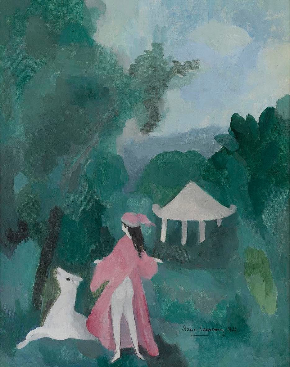 MARIE LAURENCIN, En Chine, 1924