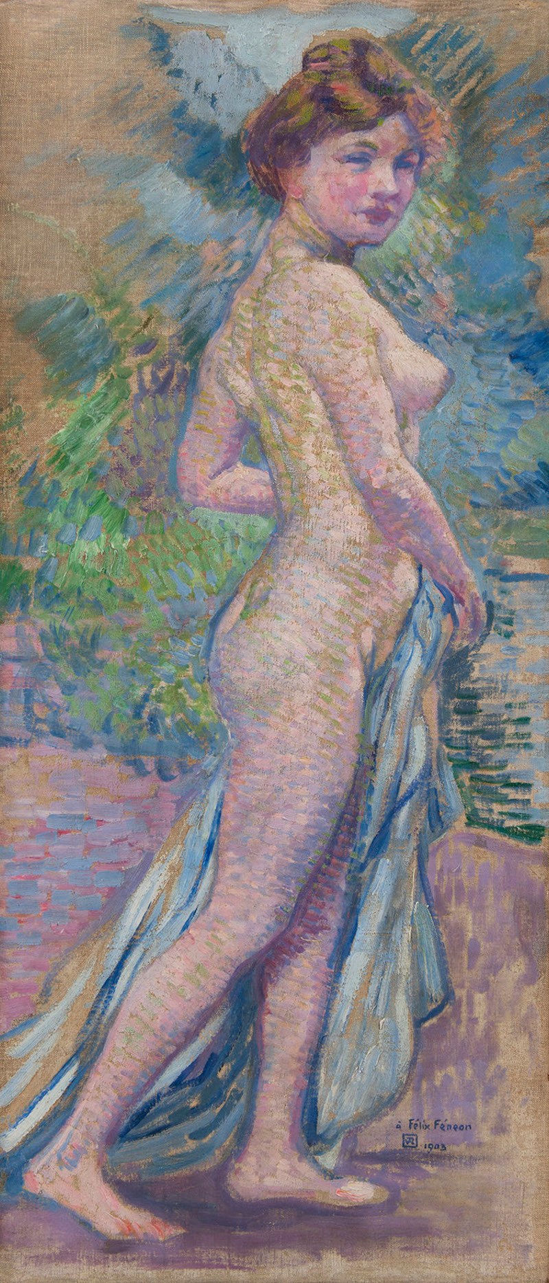 THÉO VAN RYSSELBERGHE, Nu debout, 1903