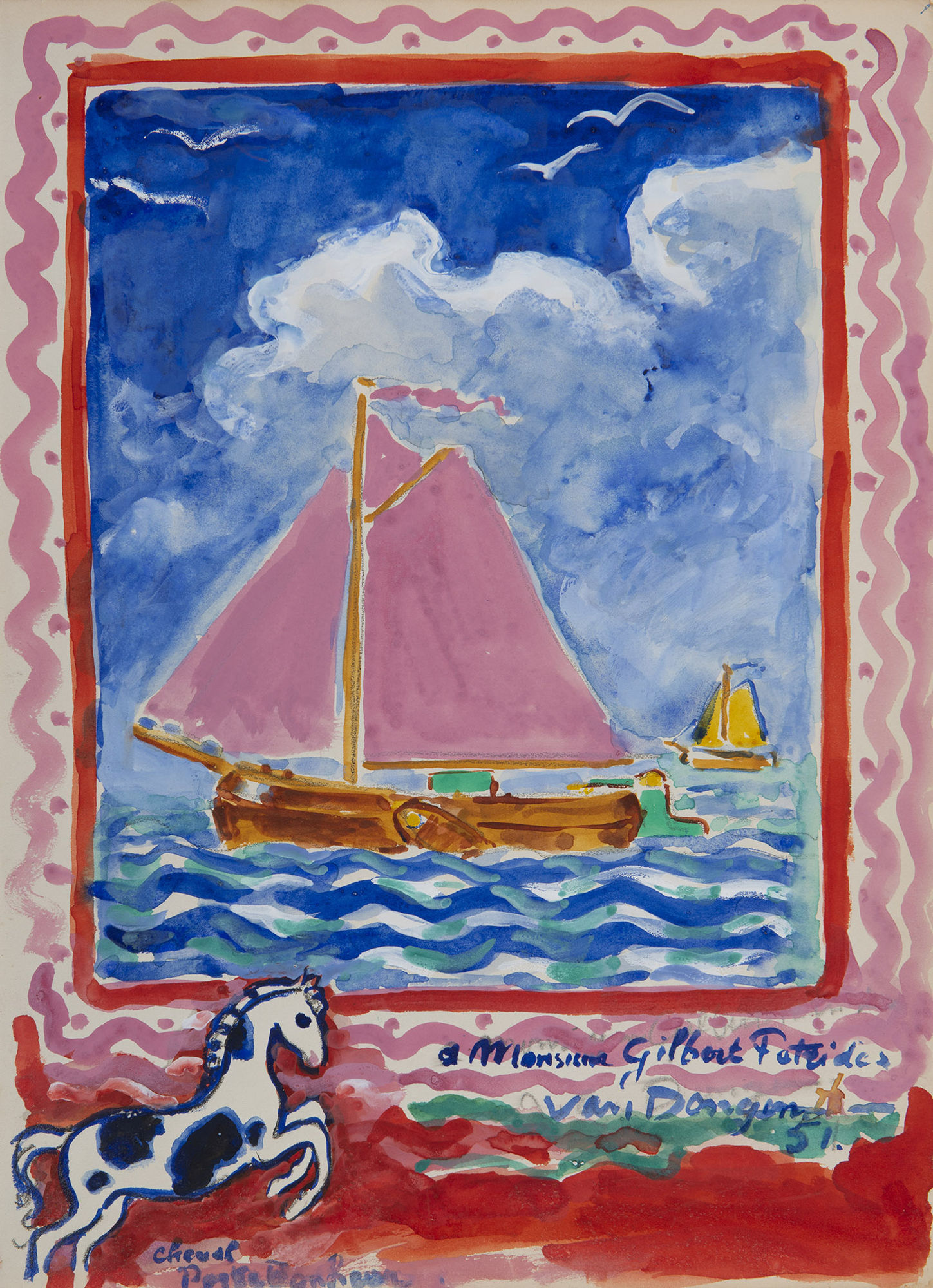 KEES VAN DONGEN, Le cheval porte-bonheur, 1951