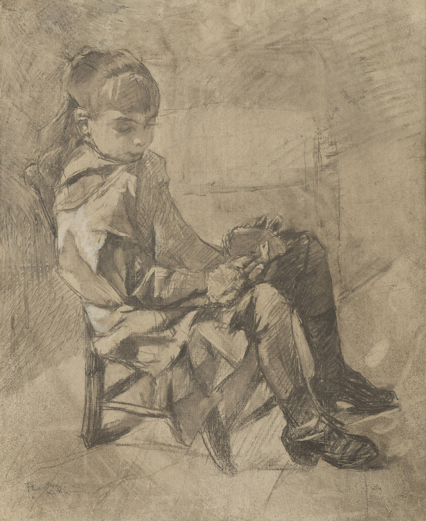 HENRI TOULOUSE-LAUTREC, Mademoiselle Béatrix Tapié de Céleyran, 1882