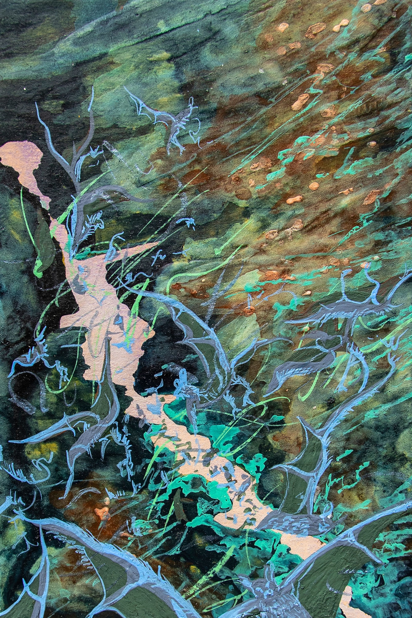 Tammy Nguyen, Butterfy Swarm Over Rocks Study No. 1 , 2020