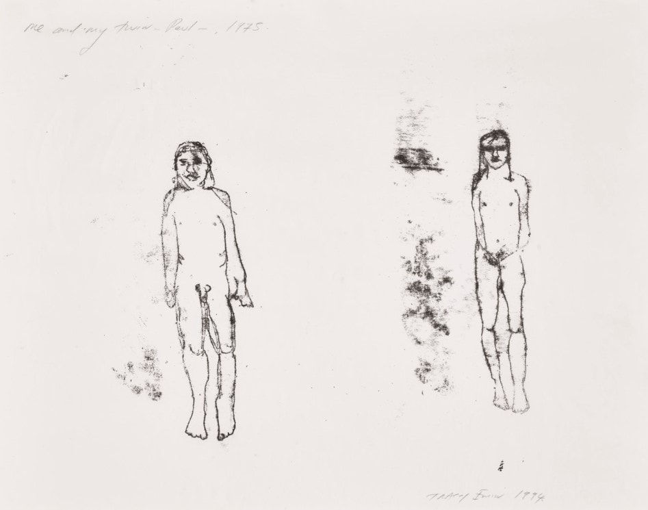 Tracey Emin, Me and My Twin - Paul - 1975, 1994