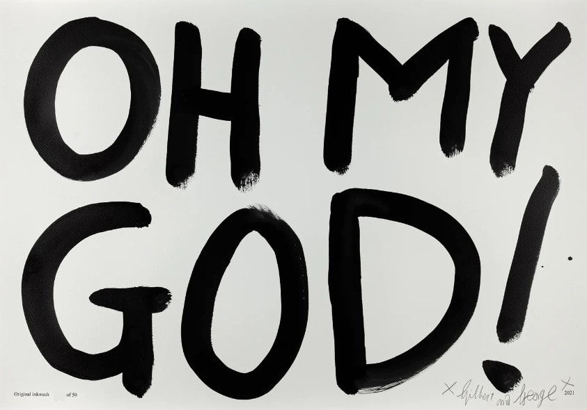 Gilbert & George, Oh My God!, 2021