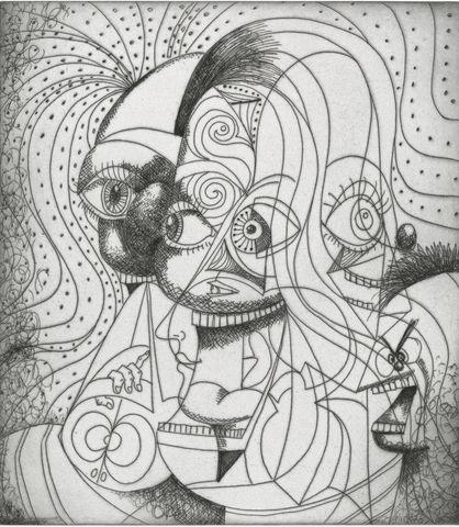 George Condo, The Insane Clown, 2019