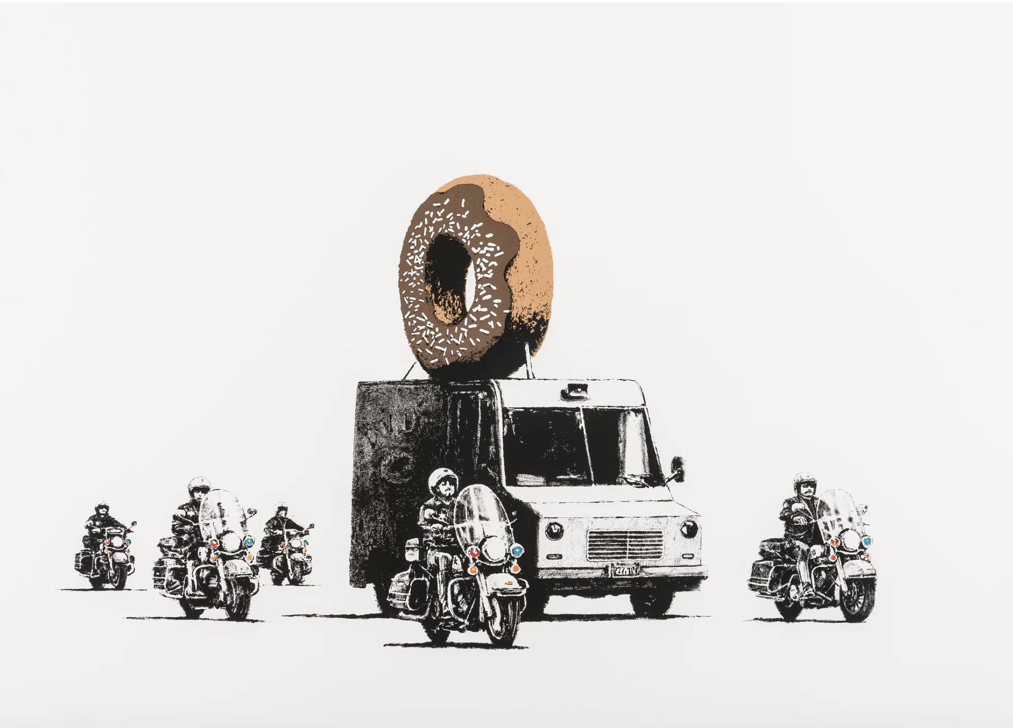 Banksy, Chocolate Donut, 2009