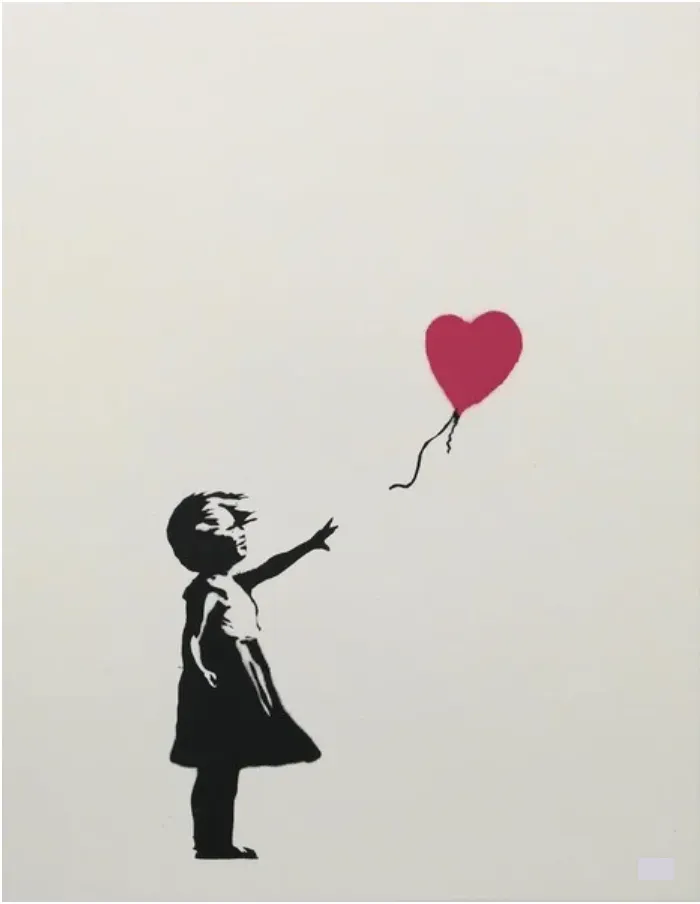 Banksy, Girl With Balloon, 2004