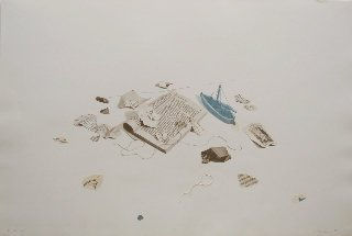 Liliana Porter, The Blue Boat, 1983