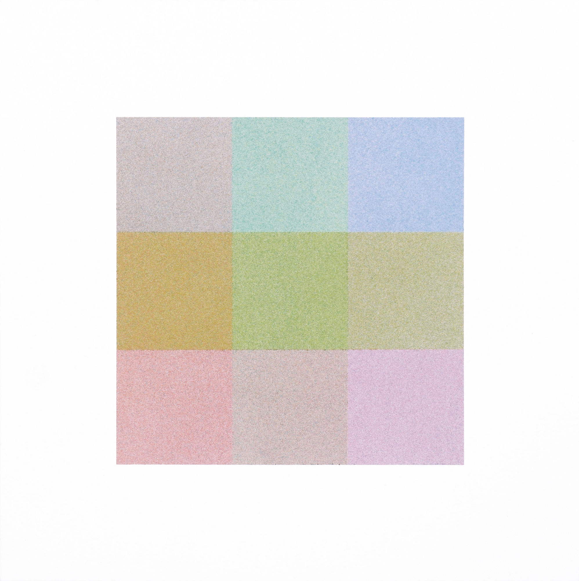 Nicole Phungrasamee Fein, 21.07.27.01 Quinacridone Rose Quinacridone Violet Cadmium Orange Hue Rose of Ultramarine Cobalt Blue Cadmium Yellow Deep Hue Serpentine Genuine Hooker’s Green Pyrrol Red Sleeping Beauty Turquoise Genuine, 2021