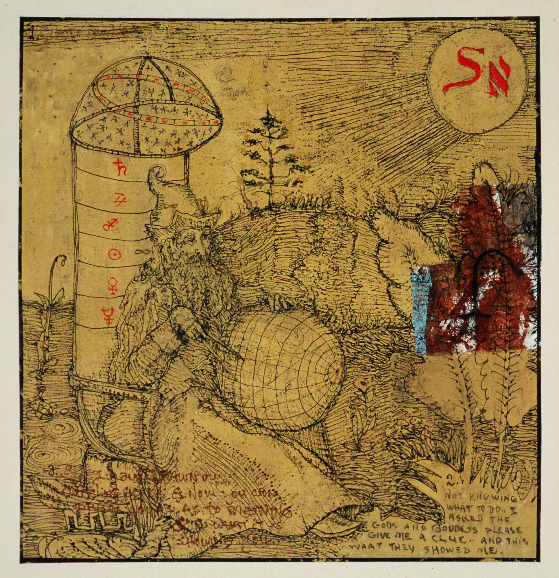 William T. Wiley, Drawing Conclusions, 1998