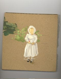 Gideon Rubin, Girl Holding a Red Flower, 2008