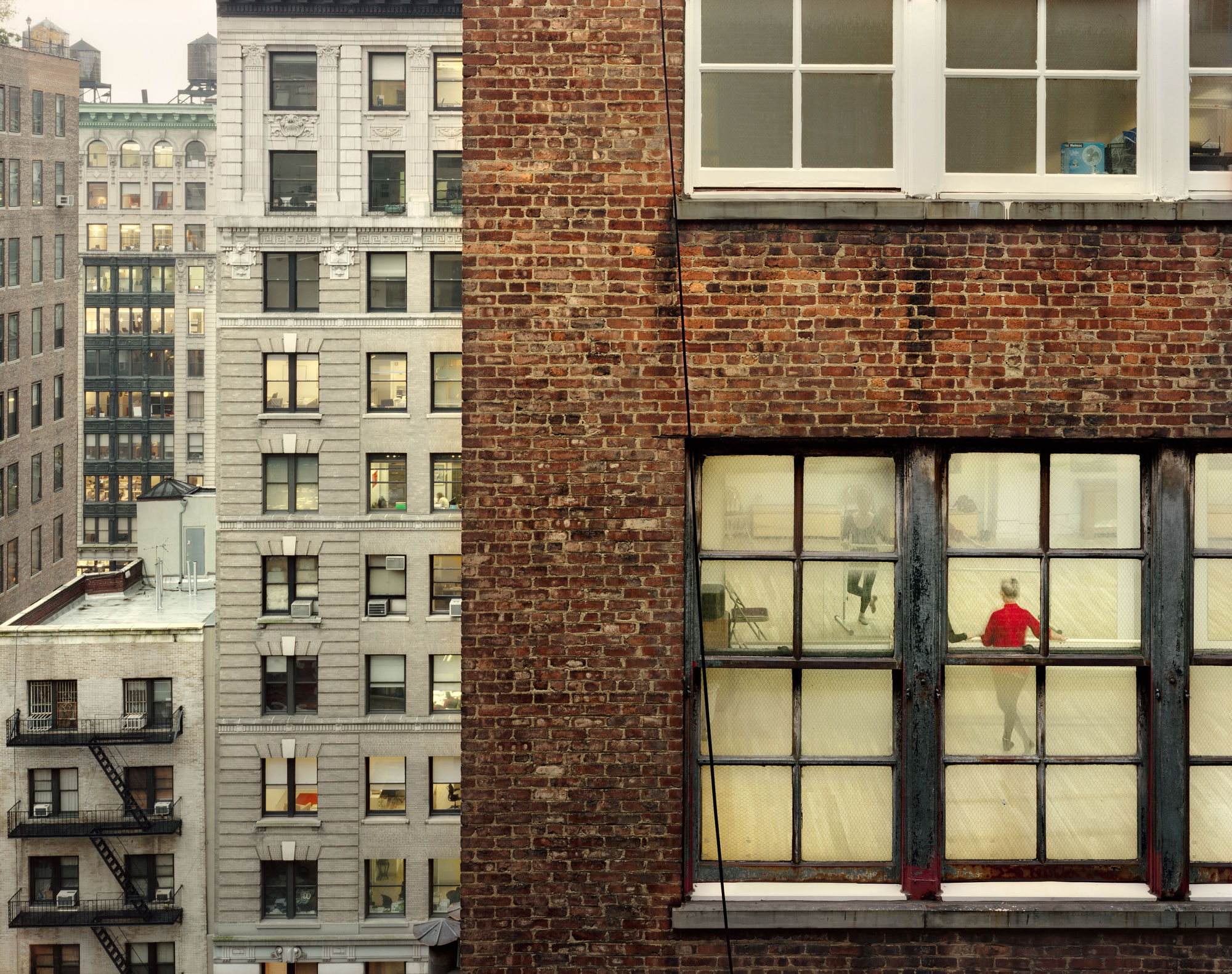 Gail Albert-Halaban, Out My Window, Chelsea, West 26th Street between Broadway and 6th Avenue, 2009