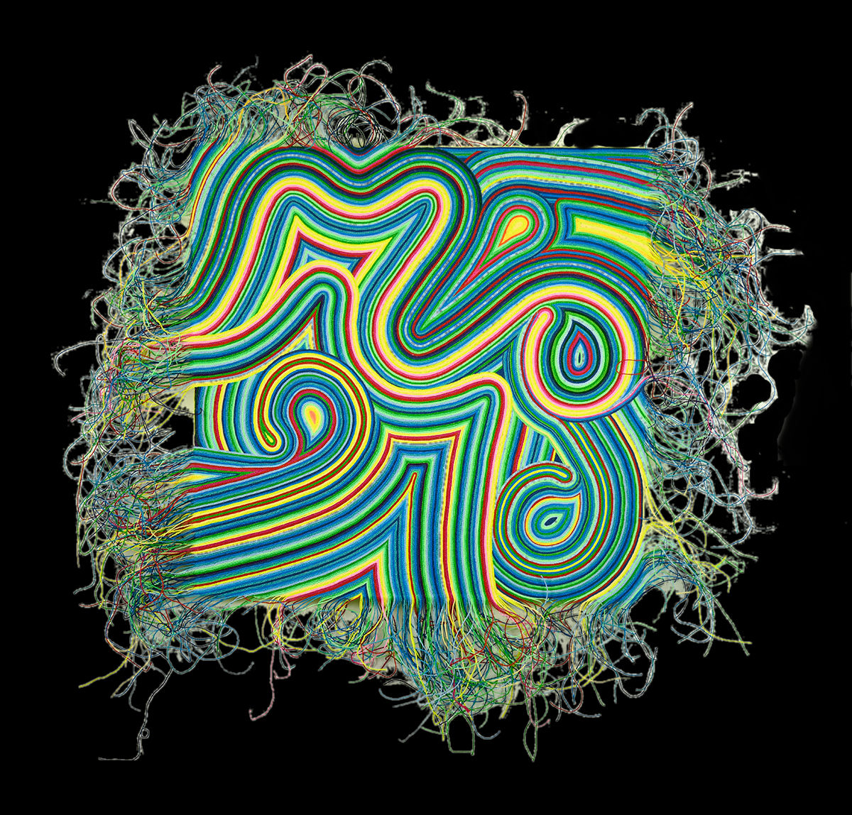 Lu Luo, Twistes Lines, 2020