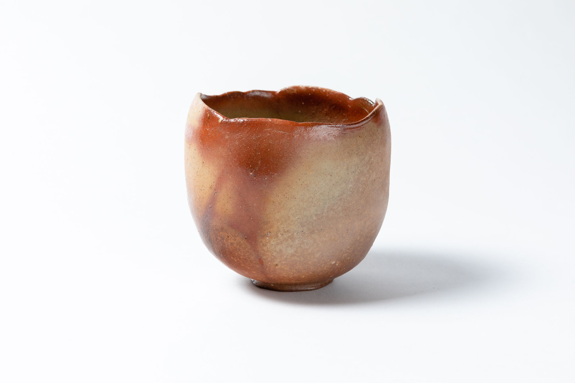 Hiroshi Goseki, Hiyama Bizen Tea Bowl (Round)