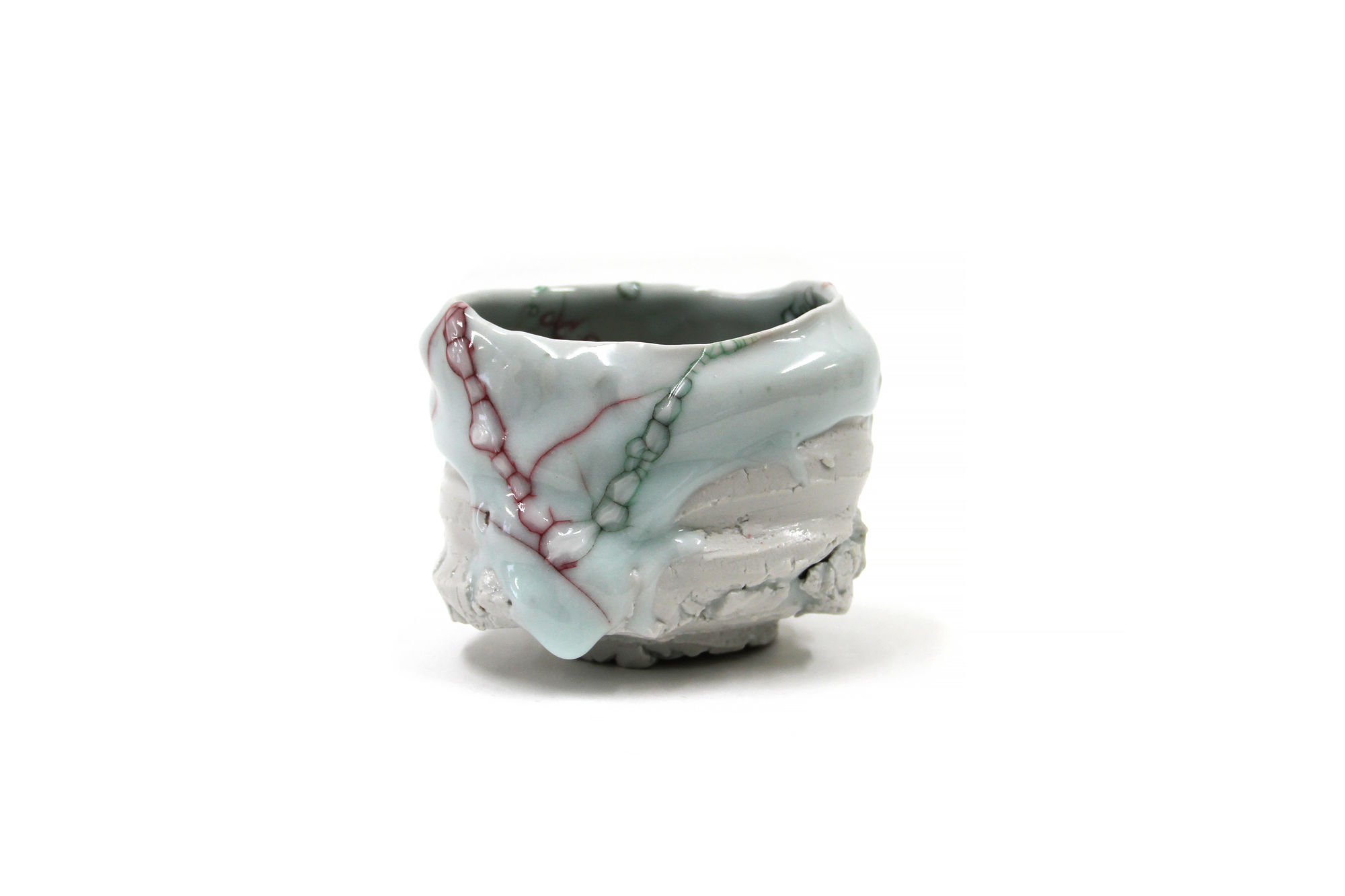 Kodai Ujiie, Celadon and Lacquer Tea Bowl, 2020