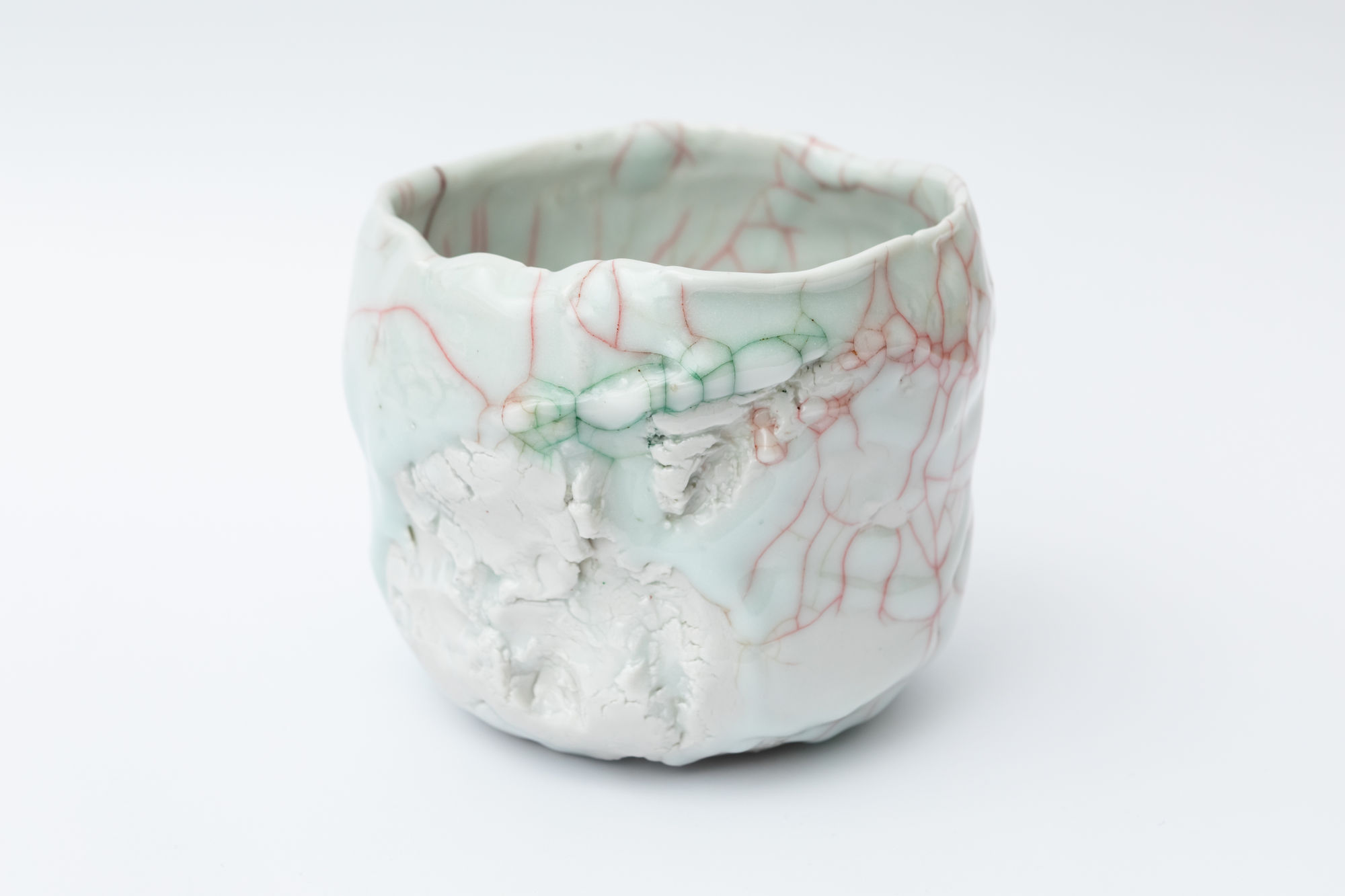 Kodai Ujiie, Celadon and Lacquer Tea Bowl