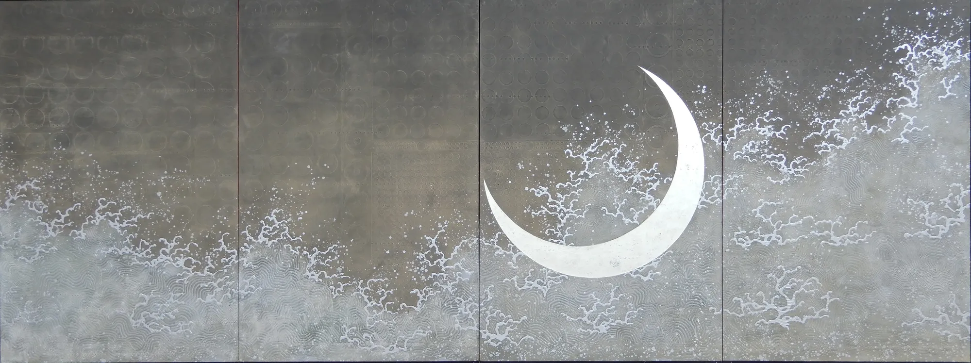 Ken Matsubara, Kukai's View; Sun and Moon, Crescent Moon, 2017