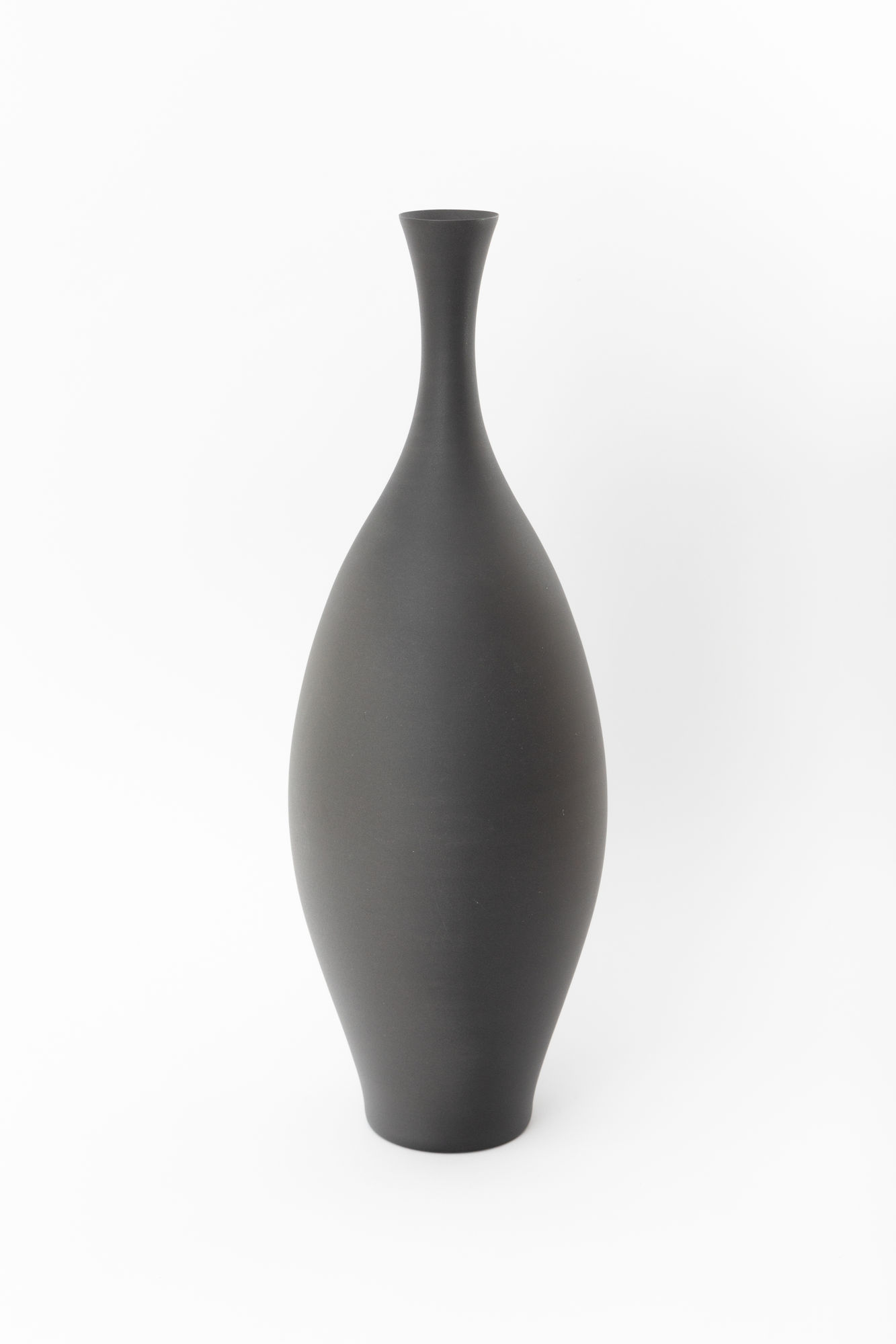 Kiyoko Morioka, Flower vase "Rice Husk" - 鶴首花器「籾柄」, 2018