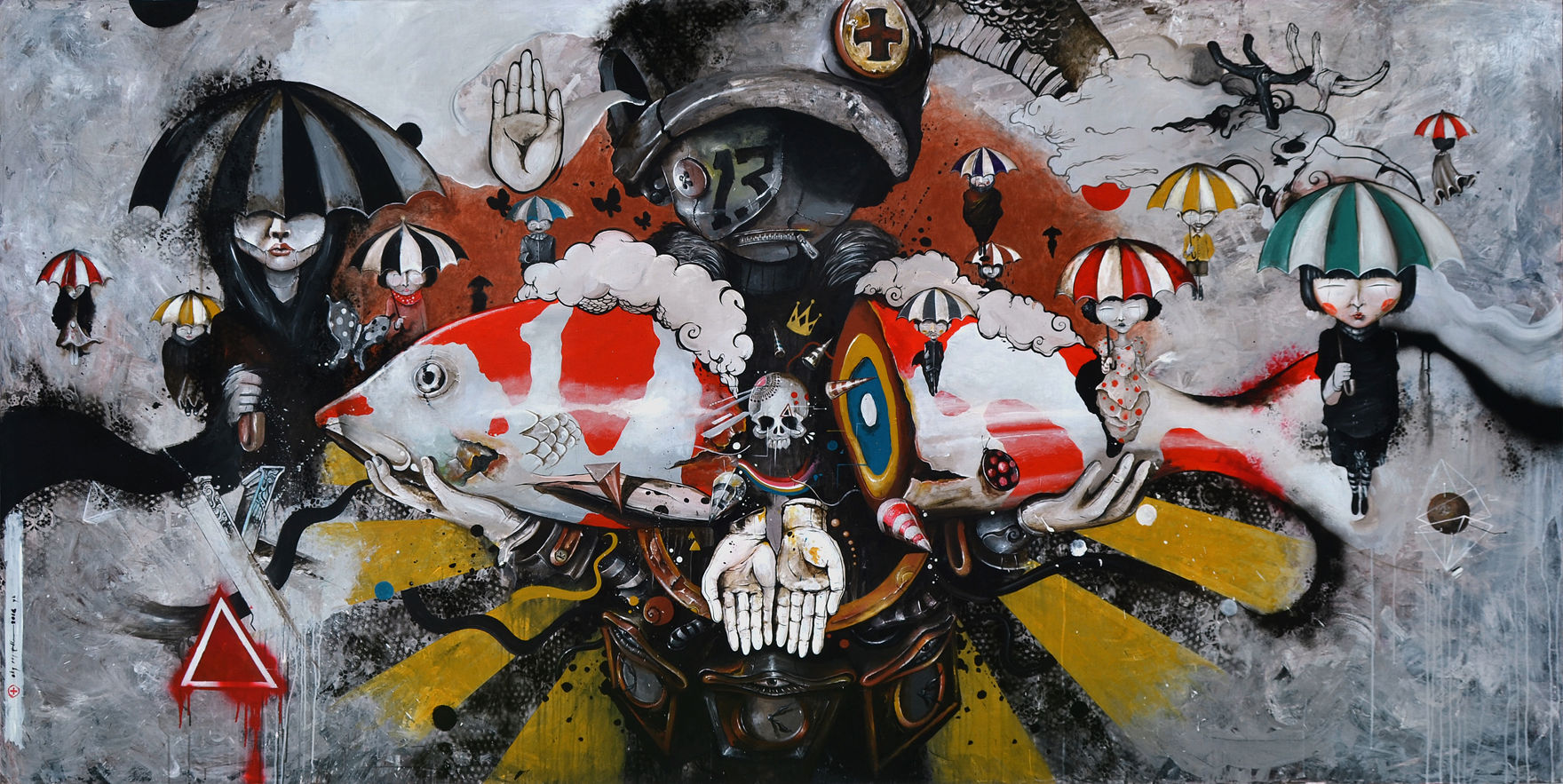 Oky Rey Montha, War of Umbrella, 2016