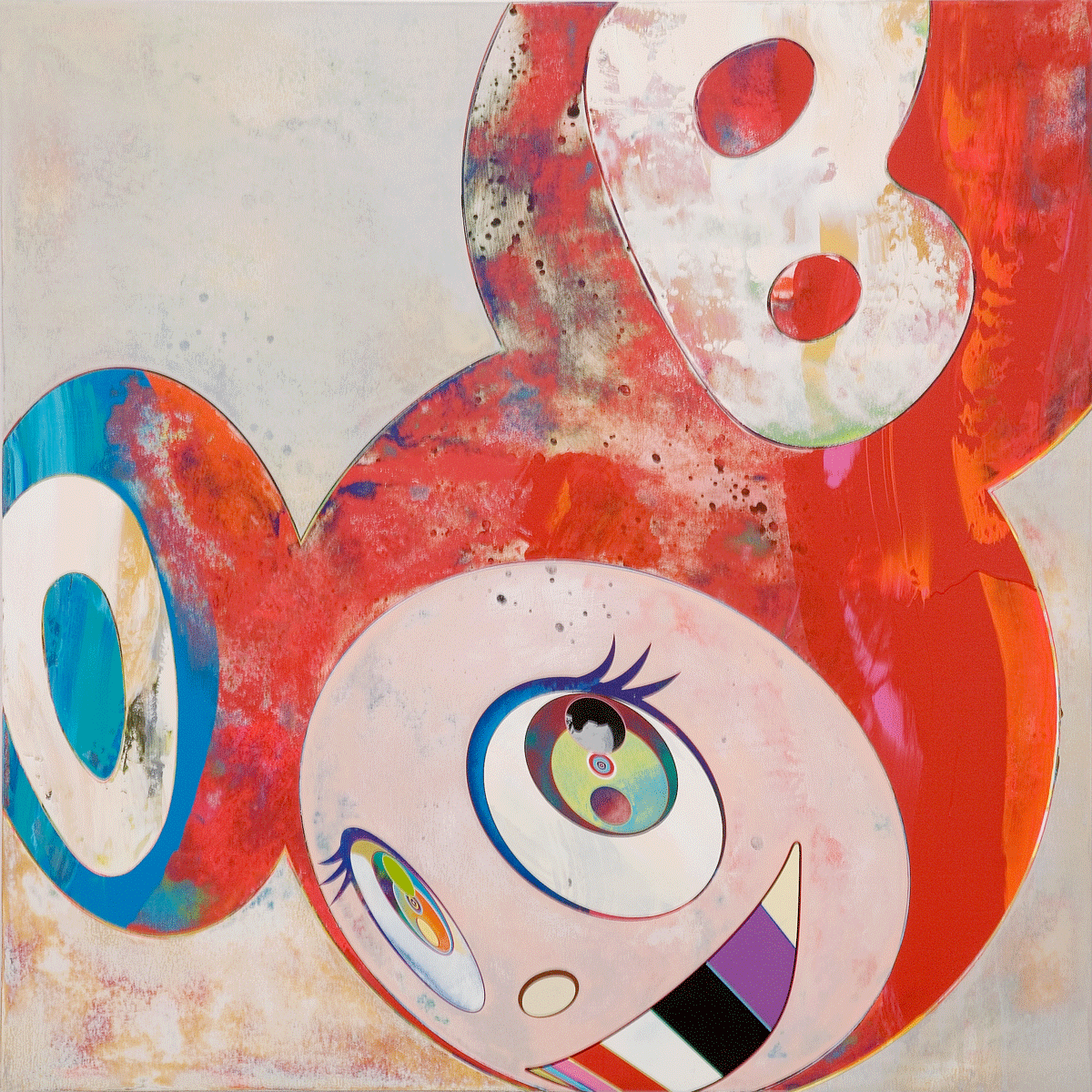 Takashi Murakami, And then, and then , and then (Abstraktes Bild), 2006