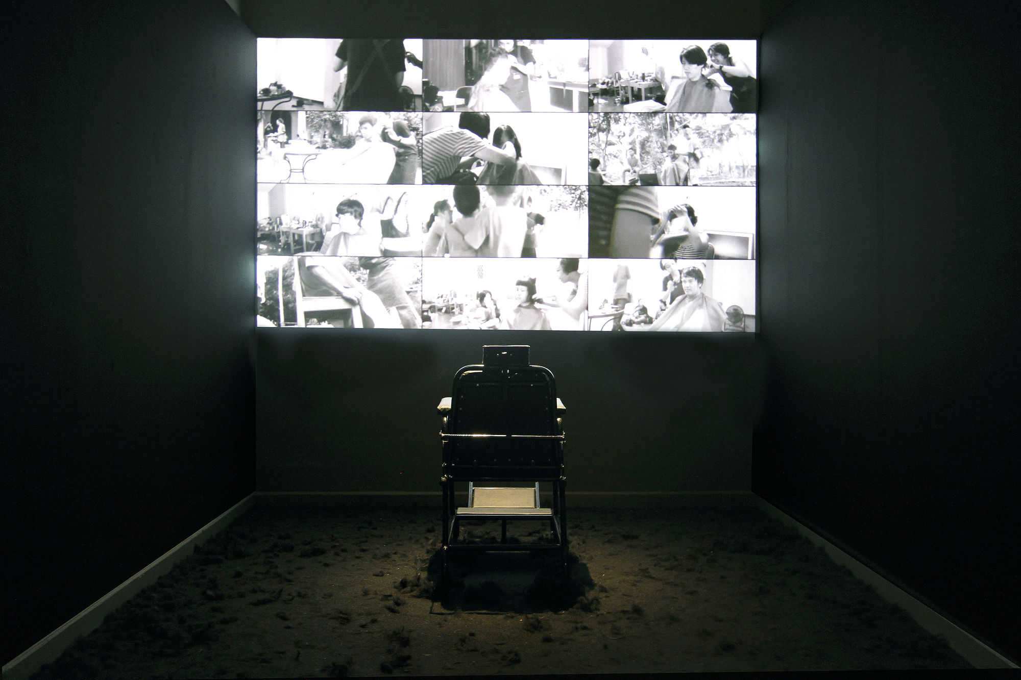 Alfiah Rahdini, Alfie's Hair Carving (Installation I), 2009