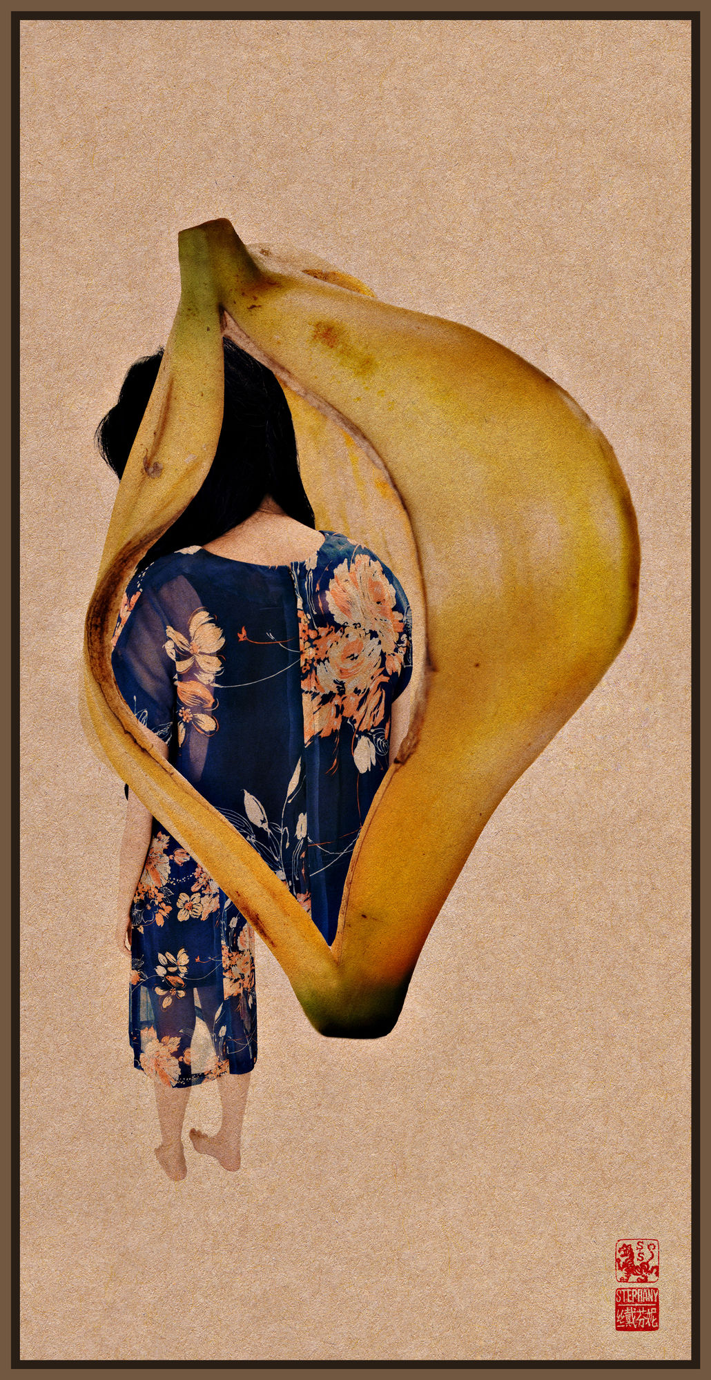 Yaya Sung, Unfamiliar Roots:Walking Banana, 2012