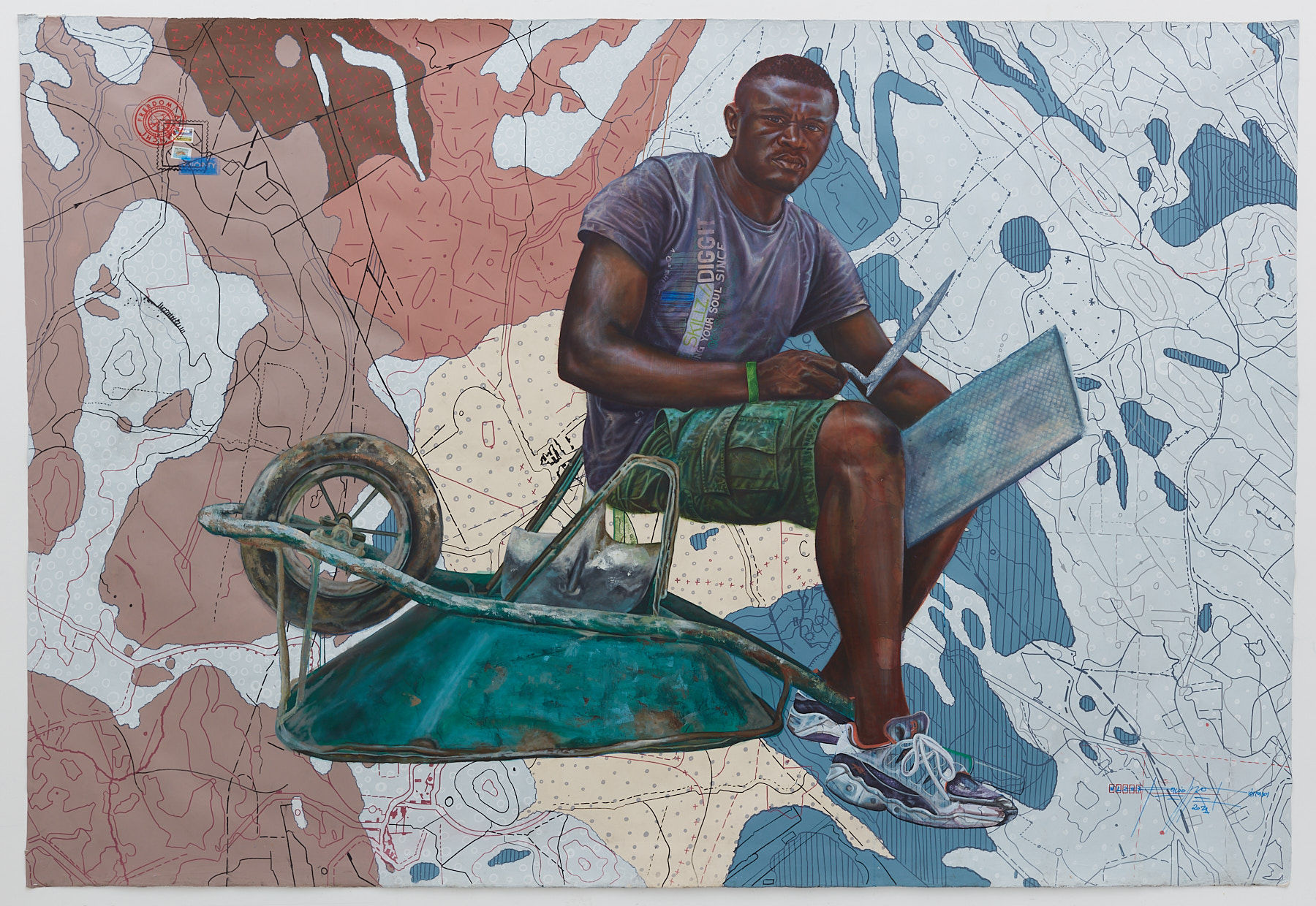 Jean David Nkot, www/boozalleur des lieux.cm.org, 2021