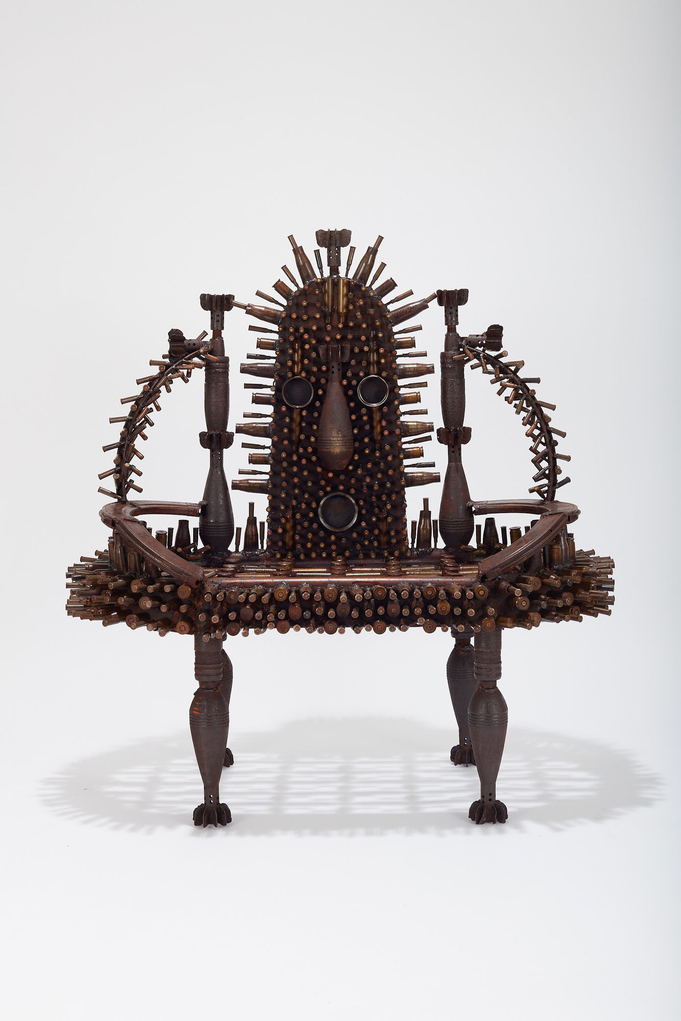 Goncalo Mabunda, The throne of NO LIES, 2021
