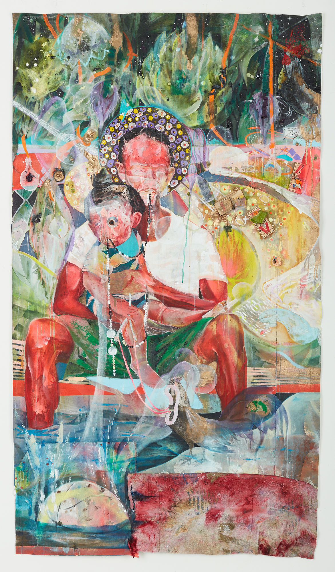 Lavar Munroe, Virgin and Child , 2021