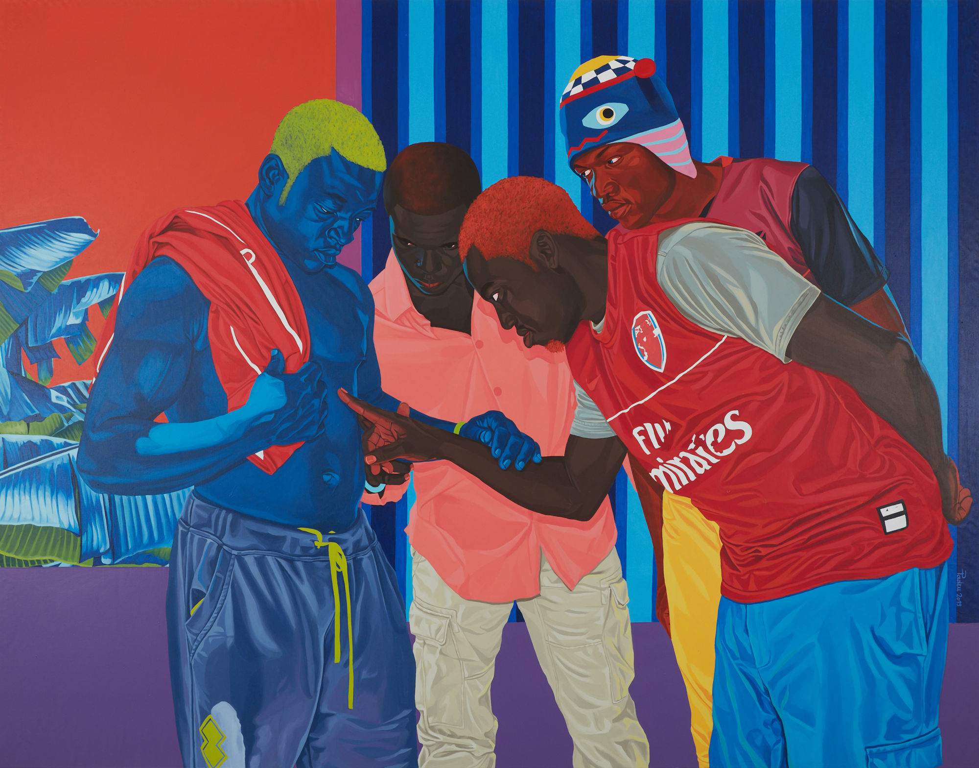 Marc Padeu, The Blue man of Njombé, 2019