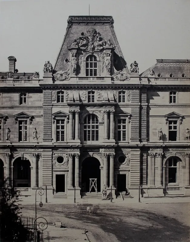 Edouard Baldus, Pavillon Colbert, Nouveau Louvre, Paris