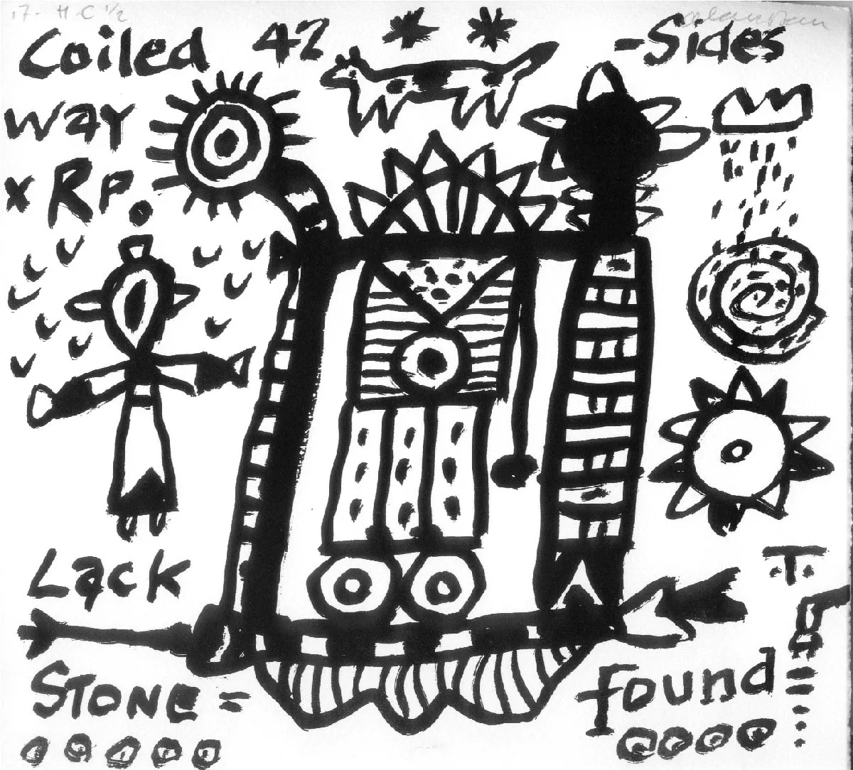 Alan Davie, 34 Variations on a Theme, 17, 2003