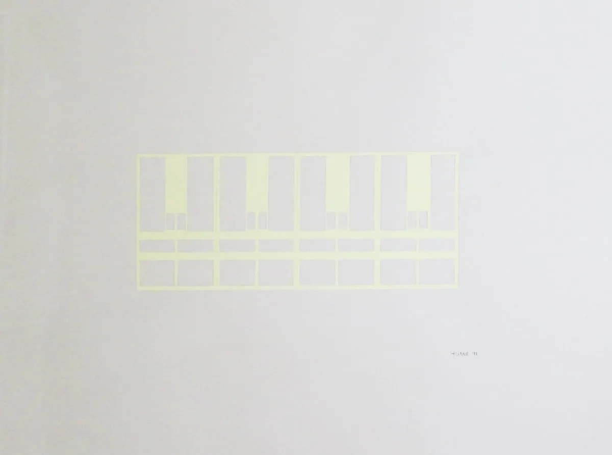 Gary Hume, Untitled (Four Doors), 1991